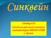Приёмы технологии развития критического мышления и их применение на уроках в начальных классах. Синквейн