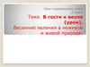 Весенние явления в неживой и живой природе. Урок окружающего мира, 2 класс