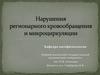 Нарушения регионарного кровообращения и микроциркуляции