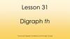 Digraph th