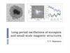 Long-period oscillations of sunspots and small-scale magnetic structures