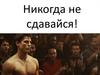 Никогда не сдавайся!