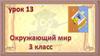 как люди жили в старину. Окружающий мир. 3 класс