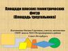 Площади плоских геометрических фигур (Площадь треугольника)