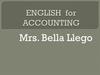 English for accounting English for accounting