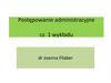 Postępowanie administracyjne cz. 1 wykładu