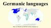Germanic languages