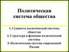 Политическая система общества
