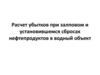 Расчет убытков при залповом и установившемся сбросах нефтепродуктов в водный объект. Практическая работа 3