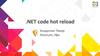NET Code hot reload