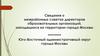 Сведения о межрайонных советах директоров образовательных организаций, находящихся на территории города Москвы