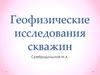 Геофизические исследования скважин