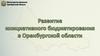 Развитие инициативного бюджетирования в Оренбургской области