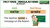 Past tense - irregular verbs