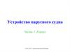 Устройство парусного судна. Корпус. Часть 1