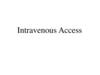 Intravenous Access