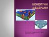 Біологічні Мембрани