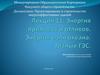 Энергия приливов и отливов. Энергия волн океана. Малые ГЭС