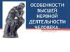 Особенности высшей нервной деятельности человека