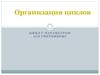 Организация циклов. Цикл с параметром (со счетчиком)