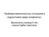 Проблема межличностных отношений в подростковой среде (конфликты)