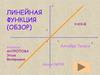 Линейная функция (обзор) y=kx+b