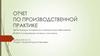 Отчет по производственной практике