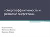 Энергоэффективность и развитие энергетики