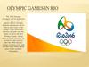 Olympic games in Rio