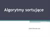 Algorytmy sortujące