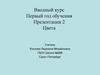 Вводный курс. Первый год обучения