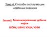 Способы эксплуатации нефтяных скважин. Механизированная добыча нефти. (Лекция 8)