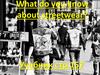 What do you know about streetwear?