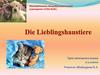 Die Lieblingshaustiere