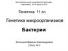 Генетика микроорганизмов