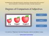 Degrees of Comparison of Adjectives