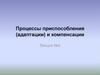 Процессы приспособления (адаптации) и компенсации организма