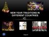New Year traditions in different countries