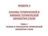 Основы термической и химико-термической обработки стали. Теория и технология термической обработки стали. Лекция 3. Тема 7