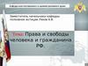 Права и свободы человека и гражданина РФ