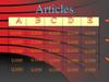 Articles jeopardy game