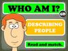 Describing people. Read and match