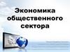 Экономика общественного сектора