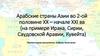 Арабские страны Азии во 2-ой половине ХХ – начале XXI вв (на примере Ирака, Сирии, Саудовской Аравии, Кувейта)