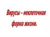 Вирусы - неклеточная форма жизни. 10 класс