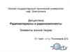 Радиоматериалы и радиокомпоненты. Зонная теория