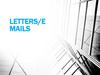 Letters emails