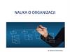 Nauka o organizacji