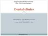 Dental clinics
