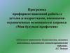 Программа профориентационной работы с детьми, имеющими ограниченные возможности здоровья
